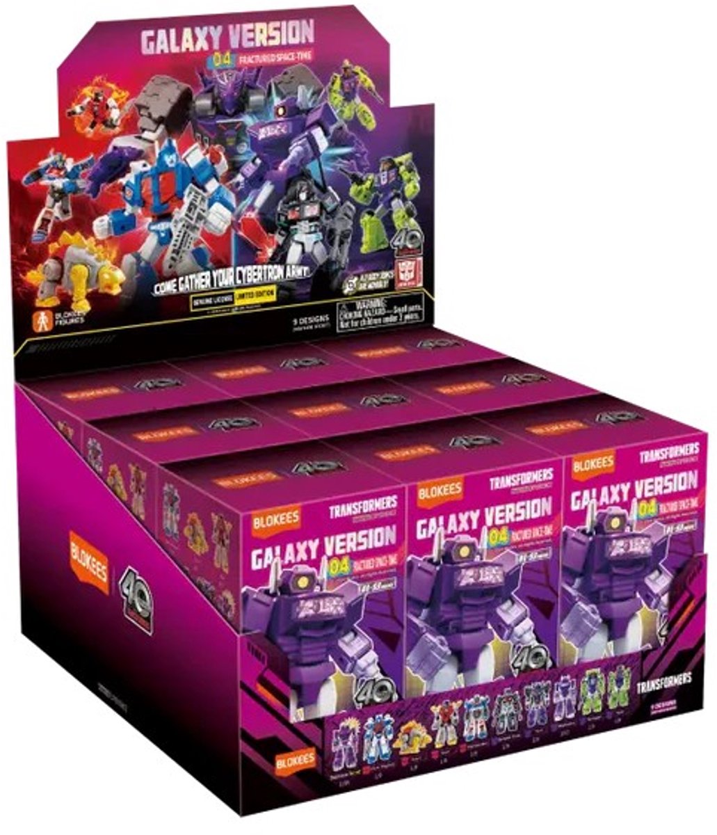 Transformers - Galaxy Version 04 - Fractored Space-time [Counter Display Box]